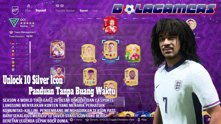 Panduan Unlock 10 Silver Icon EA FC 26 Tanpa Buang Waktu