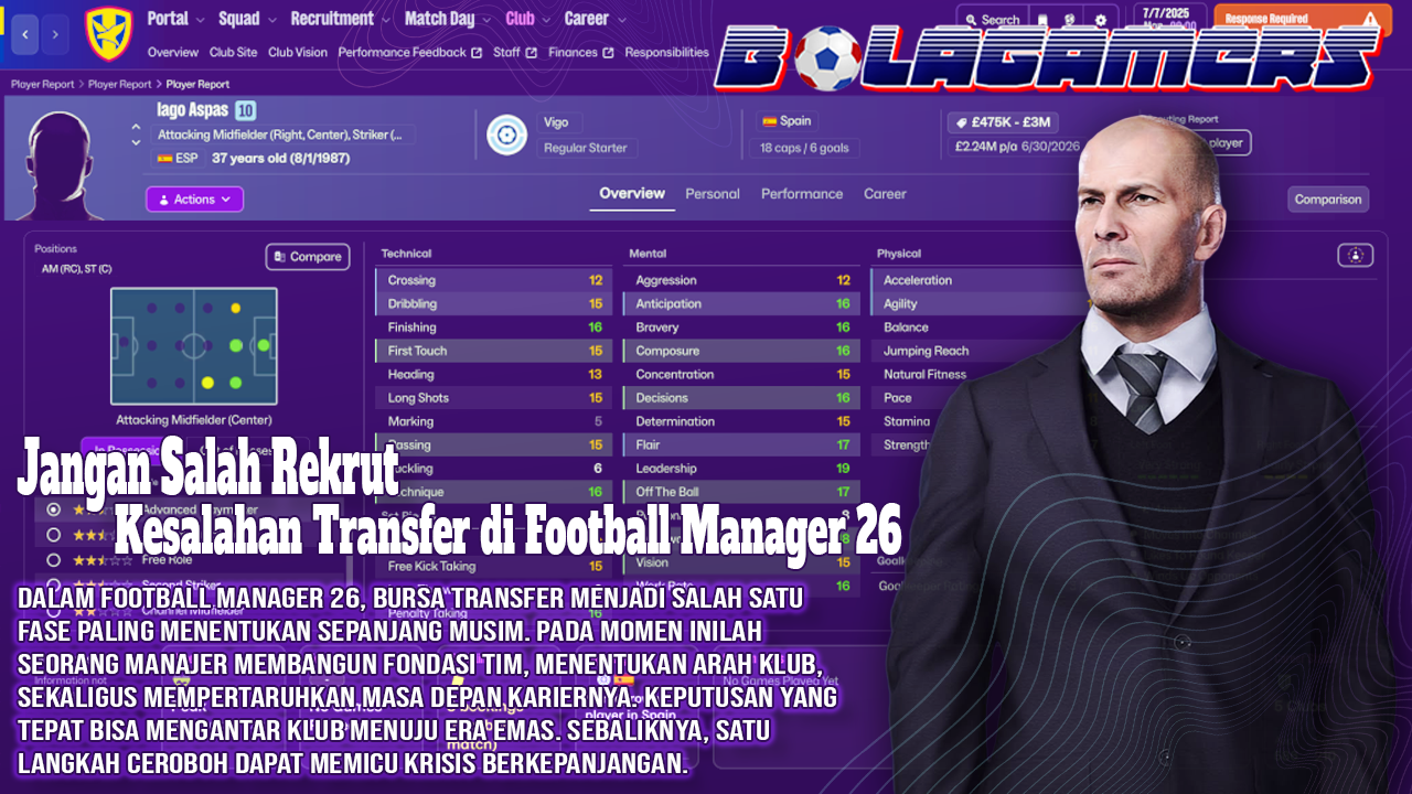 Jangan Salah Rekrut! Kesalahan Transfer di Football Manager 26 Ini Diam-Diam Menghancurkan Karier Manajermu