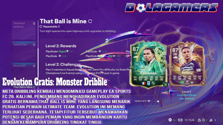 Evolution Gratis Ini Berpotensi Mengubah Kartu Kamu Jadi Monster Dribble di EA Sports FC 26