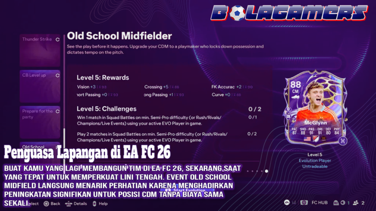 GRATIS 2 PlayStyles+! Cara Cepat Bikin CDM Jadi Penguasa Lapangan di EA FC 26