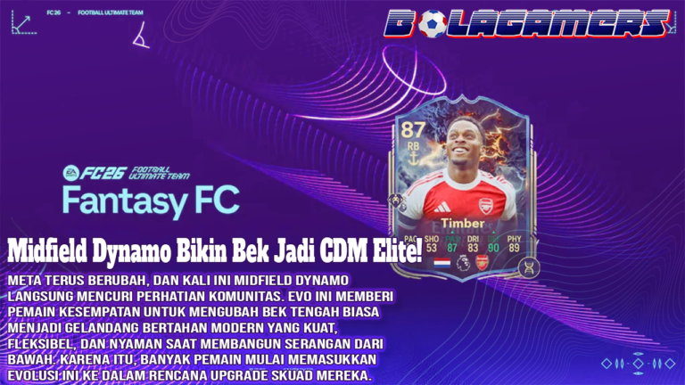 Midfield Dynamo Bikin Bek Jadi CDM Elite! Ini Rekomendasi Pemain Terbaik di EA Sports FC 26