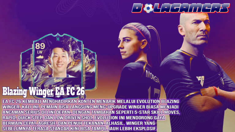 Blazing Winger EA FC 26 Bikin Winger Biasa Jadi Monster Meta, Ini Rekomendasi Terbaiknya