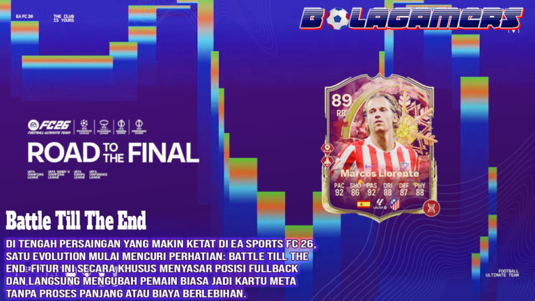 FULLBACK LO LANGSUNG NAIK LEVEL! Battle Till The End Jadi Senjata Rahasia di EA FC 26