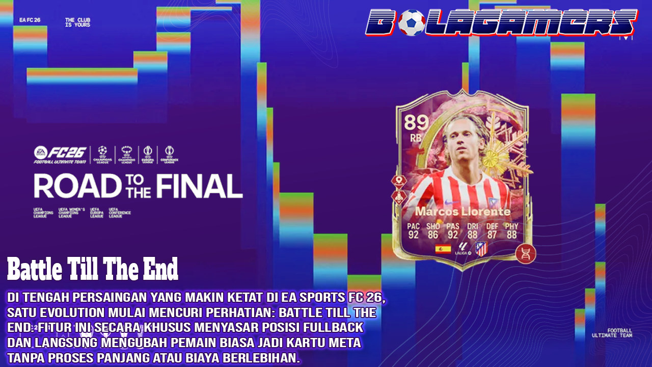 FULLBACK LO LANGSUNG NAIK LEVEL! Battle Till The End Jadi Senjata Rahasia di EA FC 26